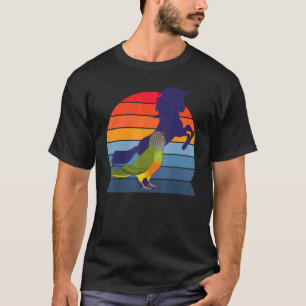 Retro Parrot I Unicorn I Screaming Senegal Parrot T-Shirt