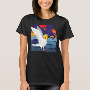 Retro Parrot I Winged Unicorn I Screaming Lutino C T-Shirt