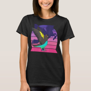 Retro Parrot I Winged Unicorn I Screaming Meyer's T-Shirt