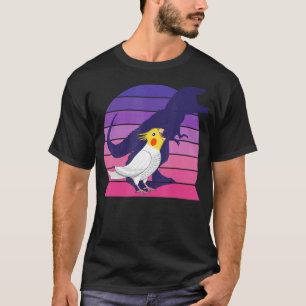Retro Parrot Tyrannosaurus Rex I Screaming Lutino T-Shirt