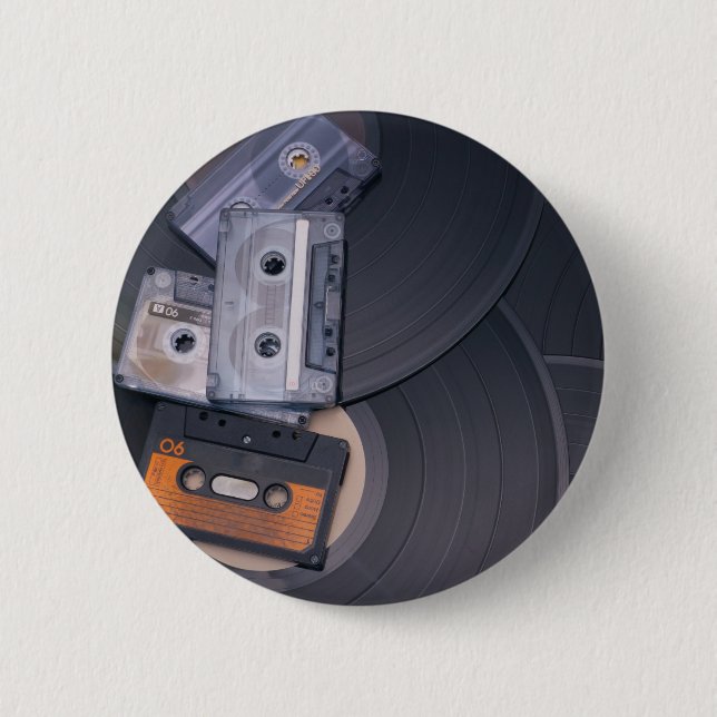 Retro Party 6 Cm Round Badge (Front)