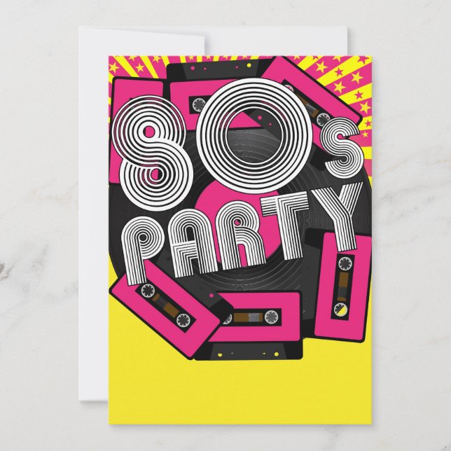 Retro Party Background (Front)