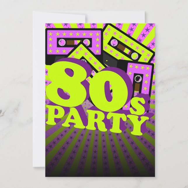 Retro Party Invitation (Front)