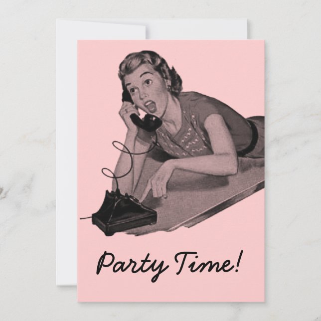 Retro Party Invitation (Front)