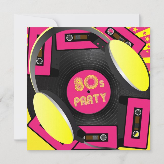 Retro Party Invitation (Front)