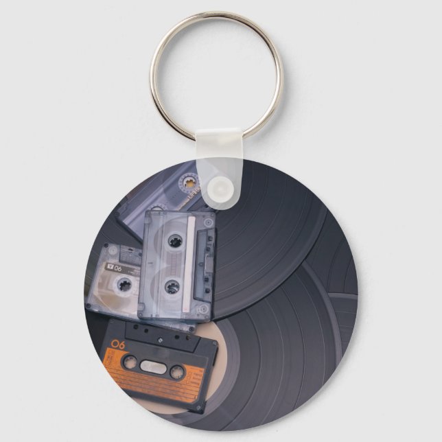 Retro Party Key Ring (Front)
