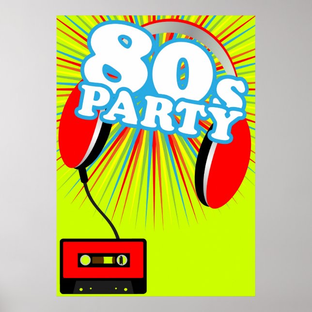 Retro Party Poster (Front)