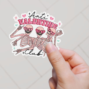 Retro Party Skeleton Anti-Valentine Club Vinyl