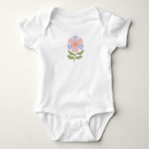 Retro Pastel "Soft Mama" Groovy Flower Typography