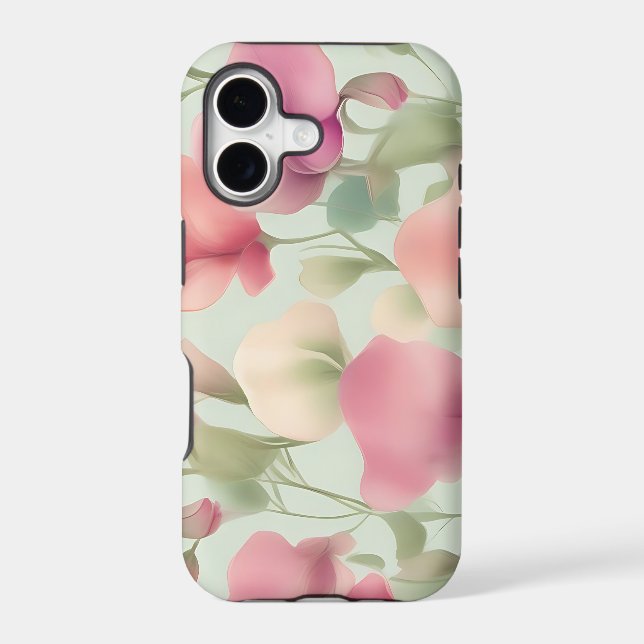 Retro Pastel Sweet Pea Pattern (Back)