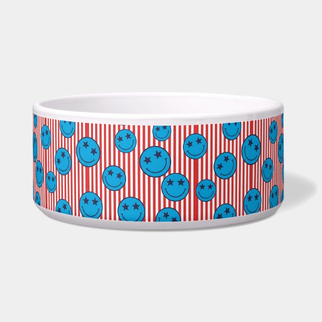 Retro Patriot Smiley Face (Front)