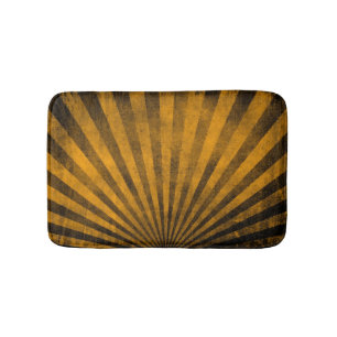 Retro pattern background bath mat