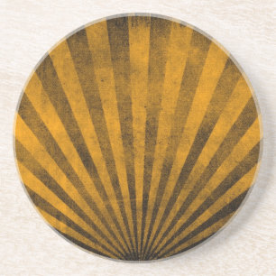 Retro pattern background coaster