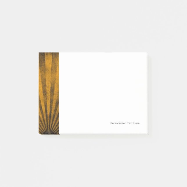 Retro pattern background post-it notes (Front)