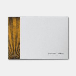 Retro pattern background post-it notes