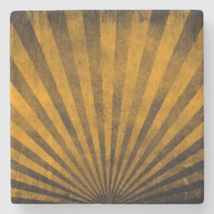Retro pattern background stone coaster