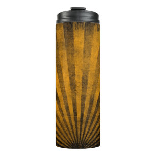 Retro pattern background thermal tumbler