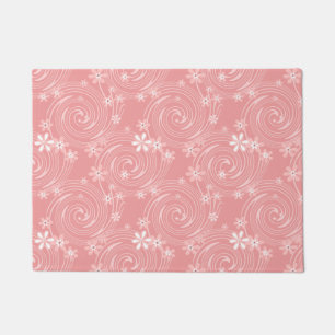 Retro pattern doormat