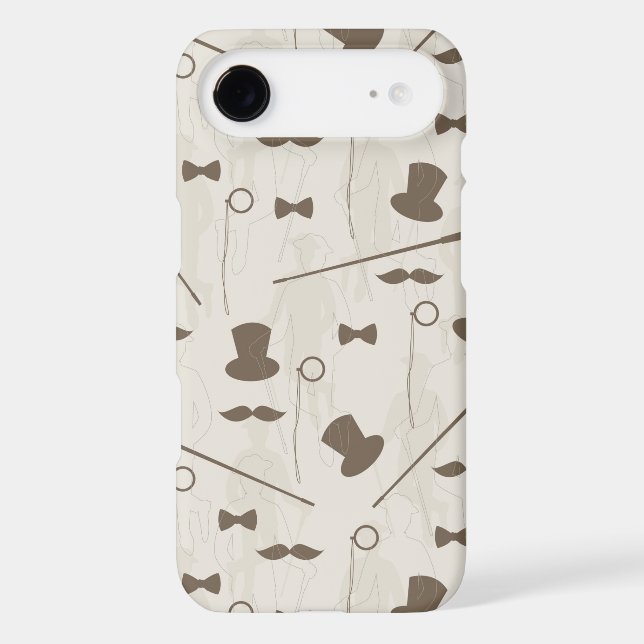 Retro pattern for man 2 Case-Mate iPhone case (Back)