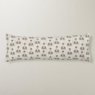 Retro pattern for man body cushion