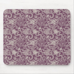 Retro pattern mouse mat
