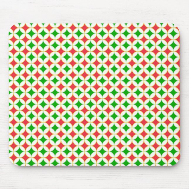Retro Pattern Mouse Mat (Front)