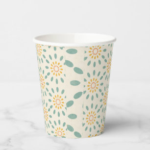 Retro Pattern Paper Cup