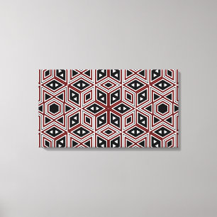 Retro Pattern Seamless Art Canvas #2 Print