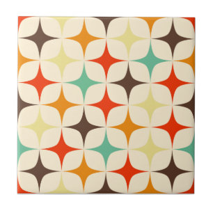 Retro pattern tile
