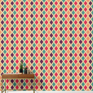 Retro pattern wallpaper