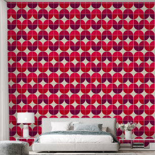 Retro pattern wallpaper