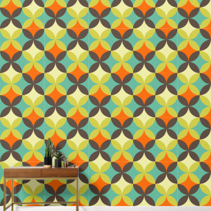 Retro pattern wallpaper