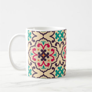 Retro pattern: wallpaper, textile design coffee mug
