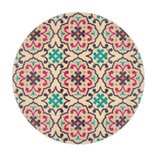 Retro pattern: wallpaper, textile design cutting board