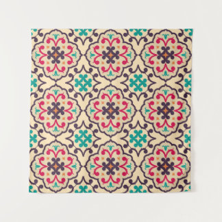 Retro pattern: wallpaper, textile design tapestry