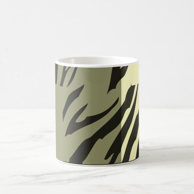 Retro Pattern Zebra Pop Art  2 Coffee Mug (Center)