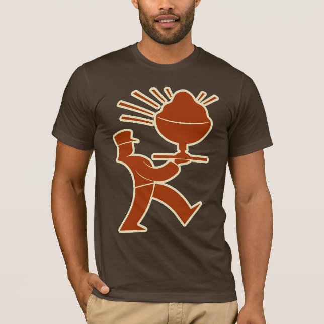 Retro PC Logo (clean outline) T-Shirt (Front)