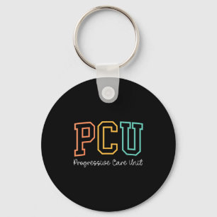 Retro Pcu Progressive Care Unit Rn Nurse Nursing W Key Ring