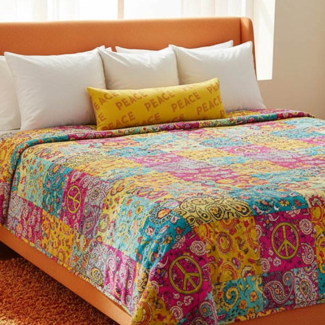 Retro Peace Body Pillow (Creator Uploaded)