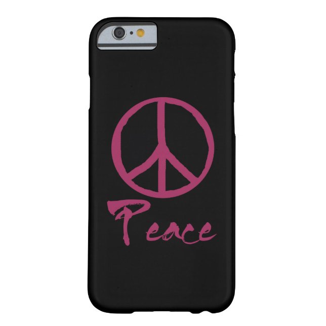 Retro Peace Sign Case-Mate iPhone Case (Back)