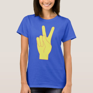 Retro peace sign fun tie dyed t-shirt