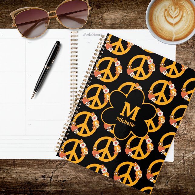 Retro Peace Sign Planner (Creator Uploaded)