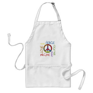 Retro Peace Standard Apron
