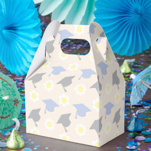 Retro Peach Graduation Favour Box