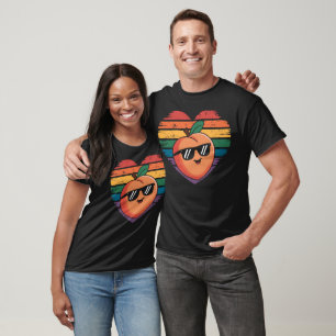 Retro Peach Novelty Fun for Men Women Kids T-Shirt
