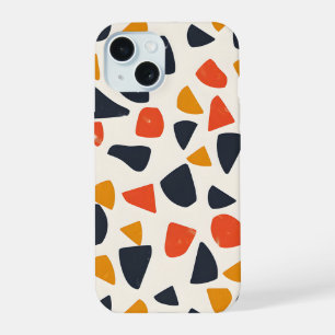 Retro Pebble Mosaic iPhone 15 Case