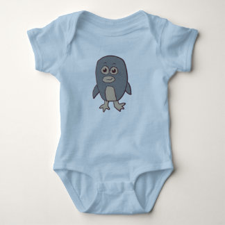 Retro Penguin Baby Bodysuit