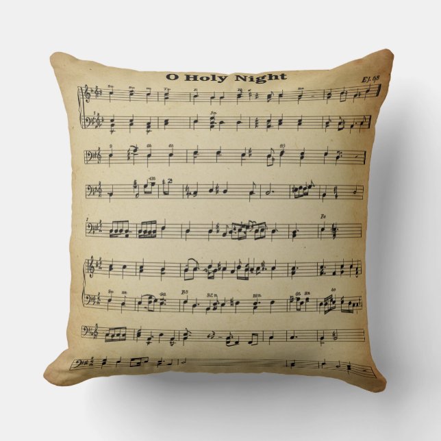 Retro Peppermint Swirl Christmas Throw Pillow (Front)