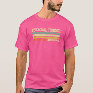 Retro Personal Trainer Profession Job Title Co Wor T-Shirt