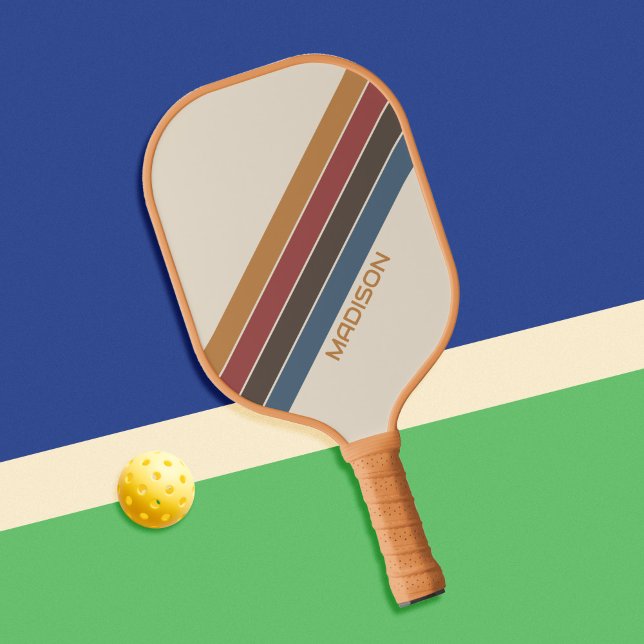 Retro Personalised Name Pickleball Paddle (Creator Uploaded)